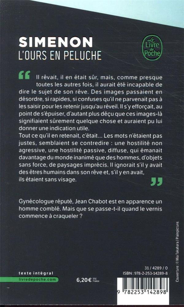 Quatrième de couverture de « L'OURS EN PELUCHE »