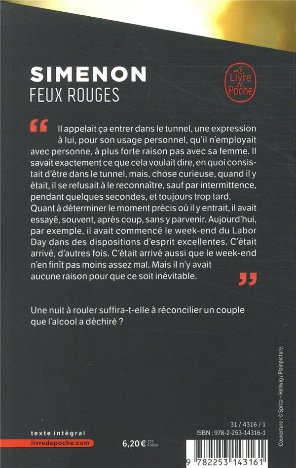 Quatrième de couverture de « FEUX ROUGES »