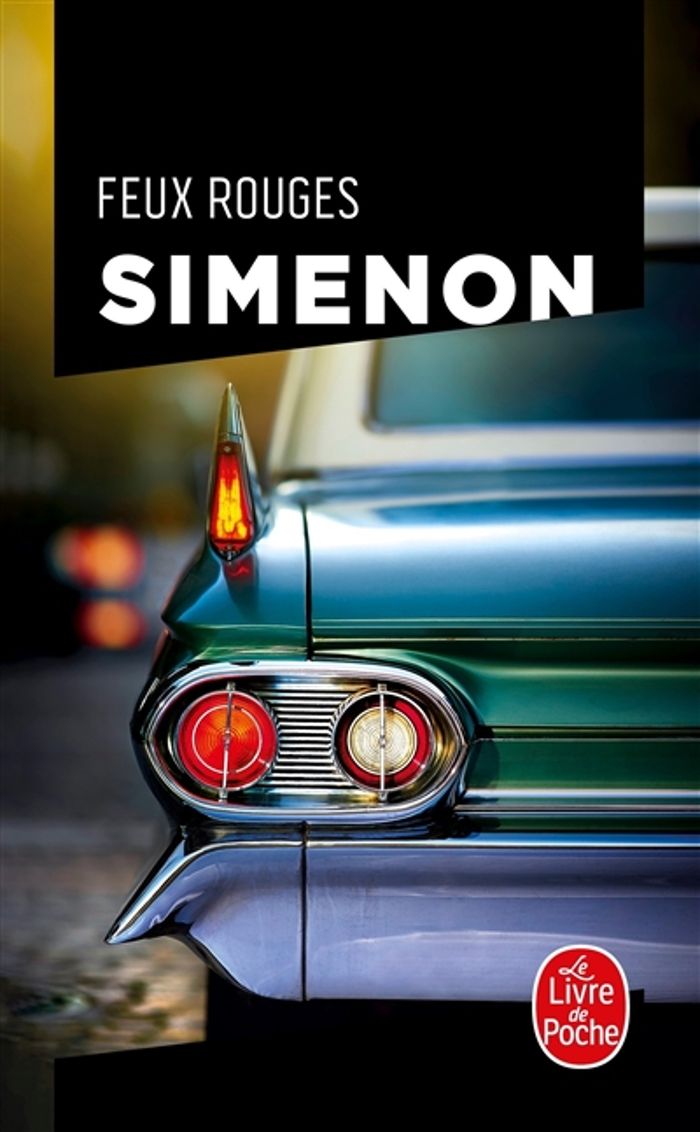 Couverture du livre « FEUX ROUGES » de Georges Simenon, librairie Les Contes Infusés à Corte