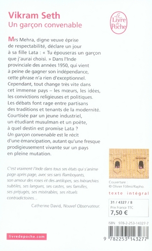 Quatrième de couverture de « UN GARCON CONVENABLE (UN GARCON CONVENABLE, TOME 1) »