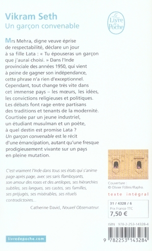 Quatrième de couverture de « UN GARCON CONVENABLE (UN GARCON CONVENABLE, TOME 2) »