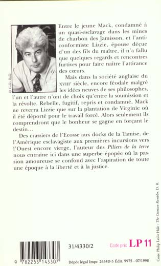 Quatrième de couverture de « LE PAYS DE LA LIBERTE »