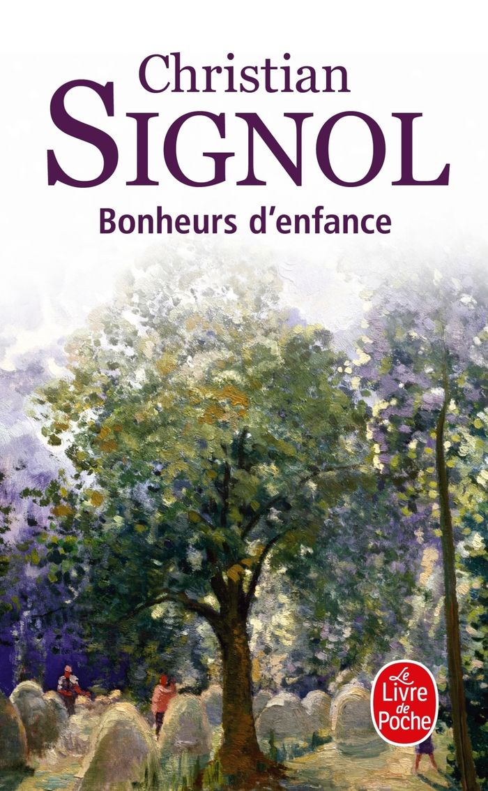 Couverture du livre « BONHEURS D'ENFANCE » de Christian Signol, librairie Les Contes Infusés à Corte