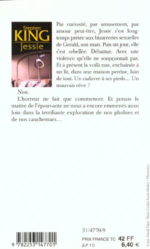 Quatrième de couverture de « Jessie : roman »