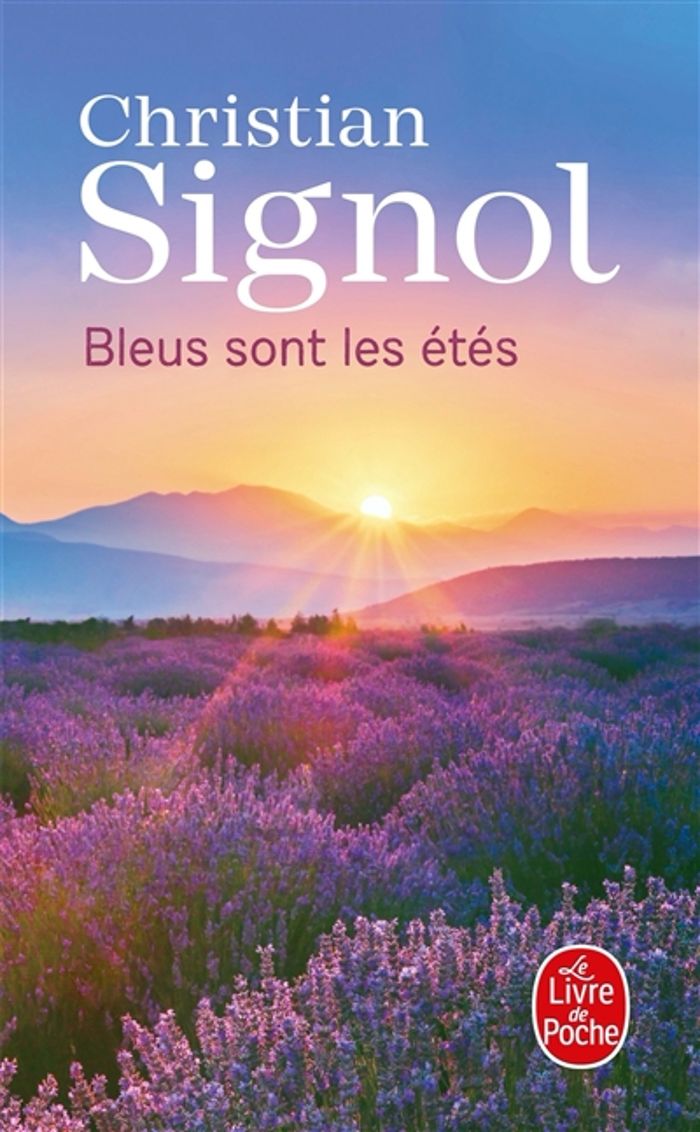 Couverture du livre « BLEUS SONT LES ETES » de Christian Signol, librairie Les Contes Infusés à Corte