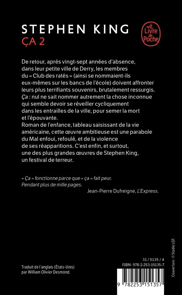 Quatrième de couverture de « CA (CA, TOME 2) »