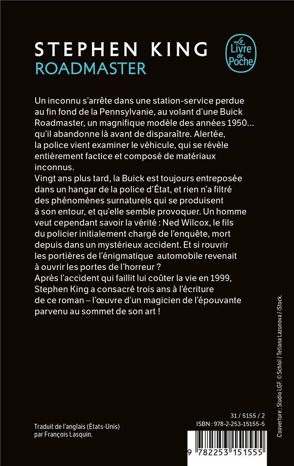 Quatrième de couverture de « Roadmaster : roman »