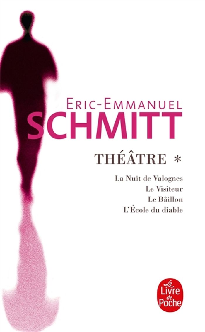 Couverture du livre « LA NUIT DE VALOGNES, LE VISITEUR, LE BAILLON, L'ECOLE DU DIABLE (THEATRE, TOME 1) », librairie Les Contes Infusés à Corte