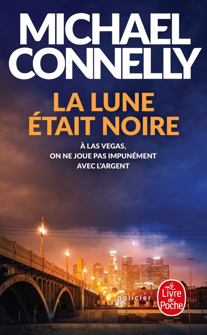 Couverture du livre « La lune était noire : roman » de Michael Connelly, librairie Les Contes Infusés à Corte