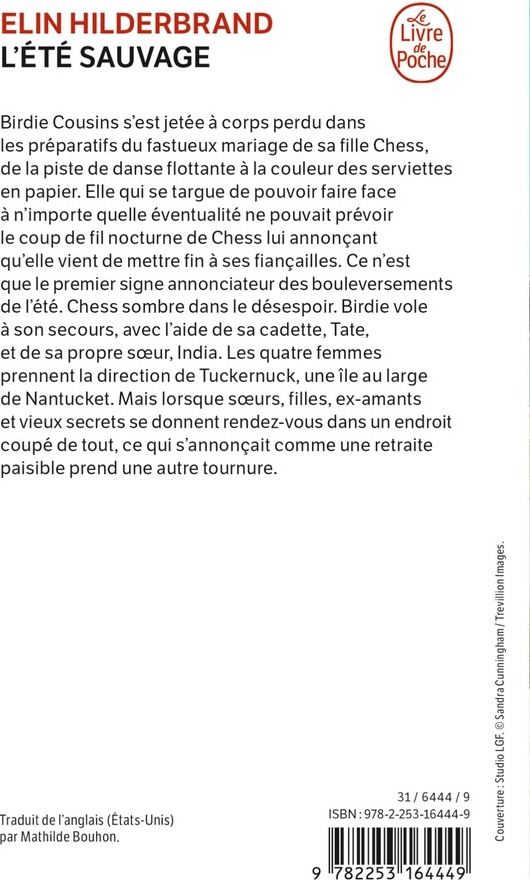 Quatrième de couverture de « L'été sauvage : roman »