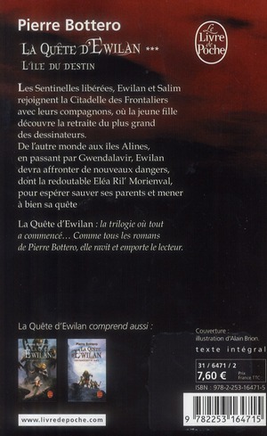 Quatrième de couverture de « L'île du destin »