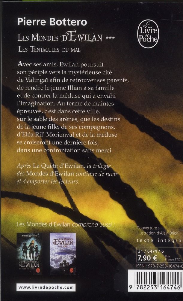 Quatrième de couverture de « Les tentacules du mal »