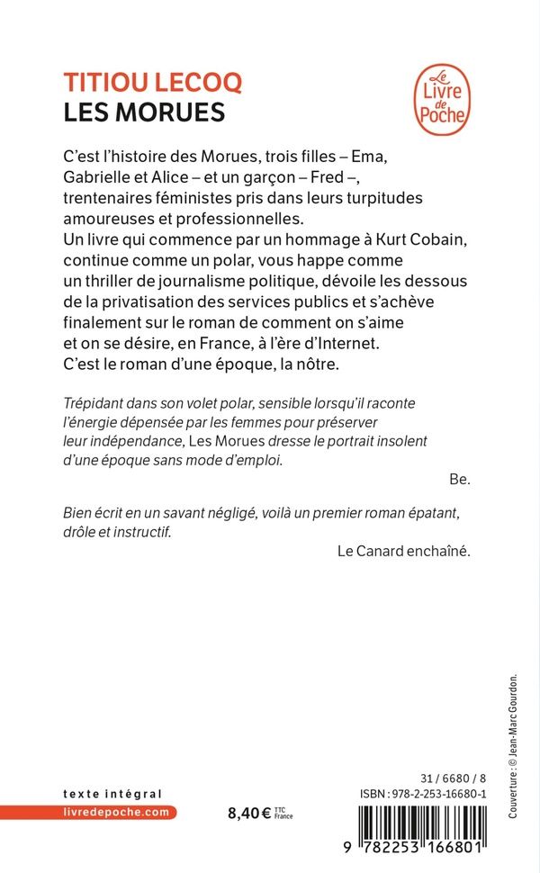 Quatrième de couverture de « Les morues »