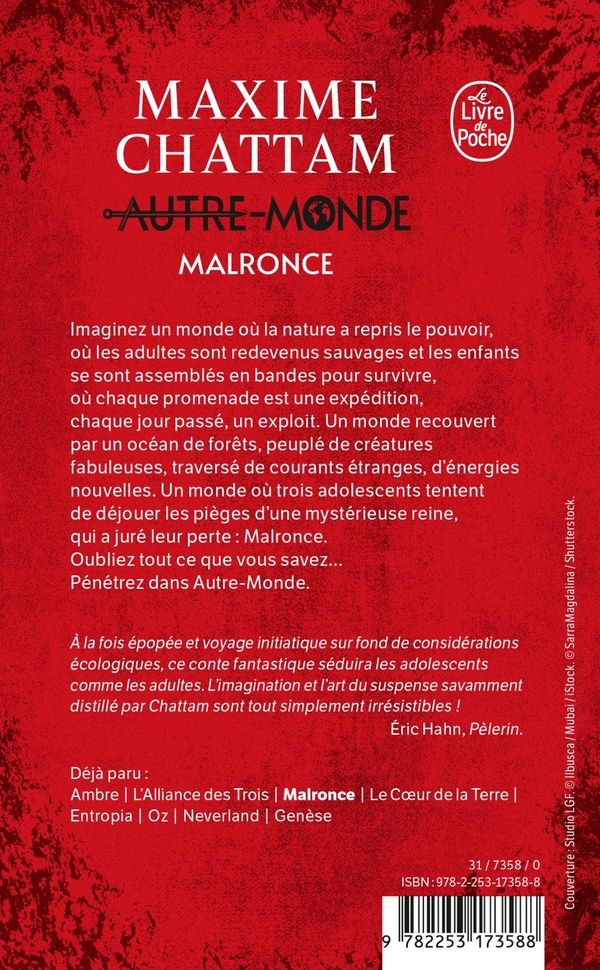 Quatrième de couverture de « Malronce : roman »