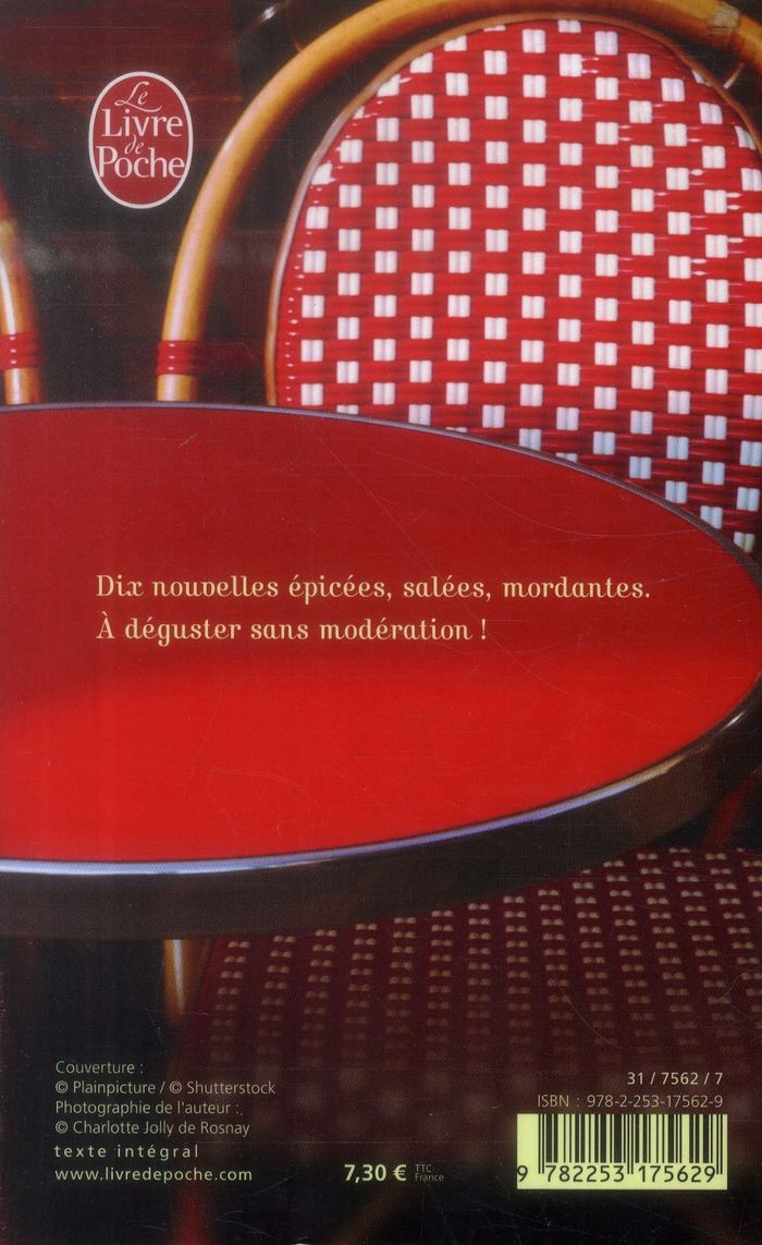Quatrième de couverture de « Café Lowendal : et autres nouvelles »