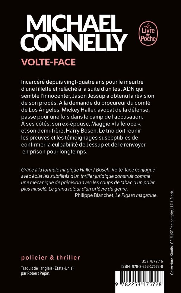 Quatrième de couverture de « Volte-face : roman »