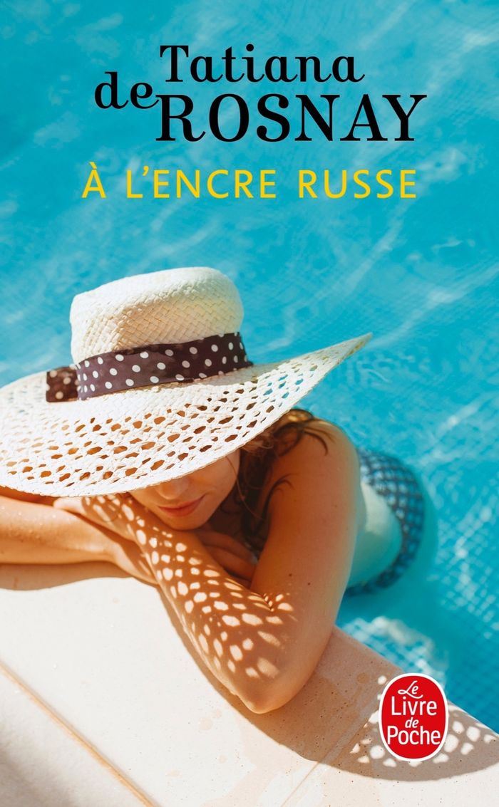 Couverture du livre « À l'encre russe : roman » de Tatiana de Rosnay, librairie Les Contes Infusés à Corte