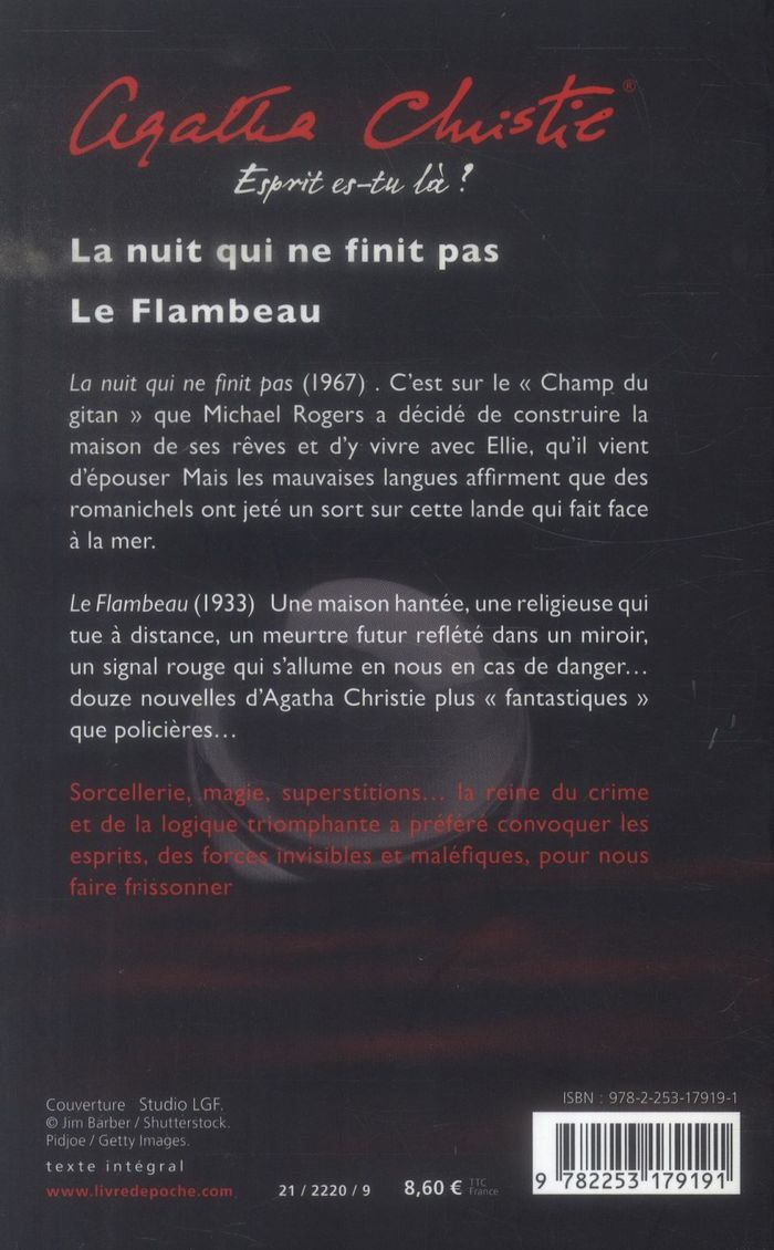 Quatrième de couverture de « Esprit es-tu là »