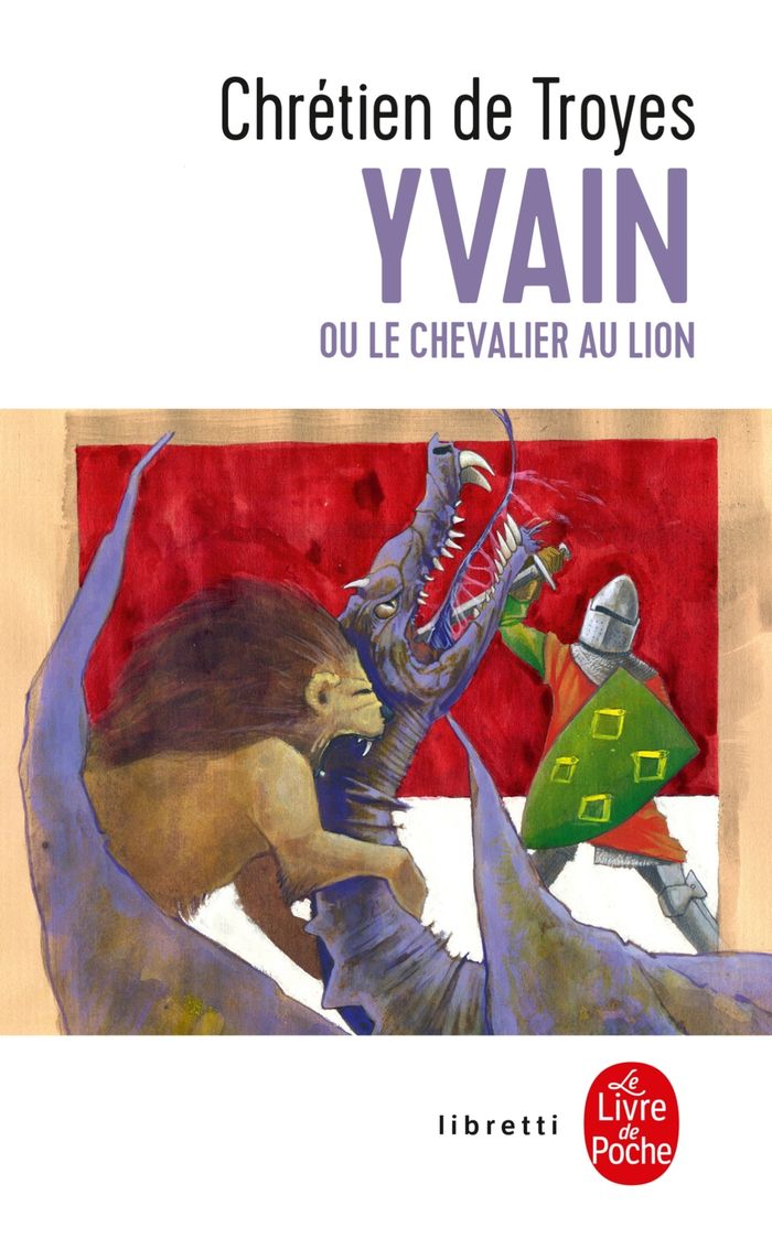 Couverture du livre « Yvain ou Le chevalier au lion » de Chrétien de Troyes, librairie Les Contes Infusés à Corte