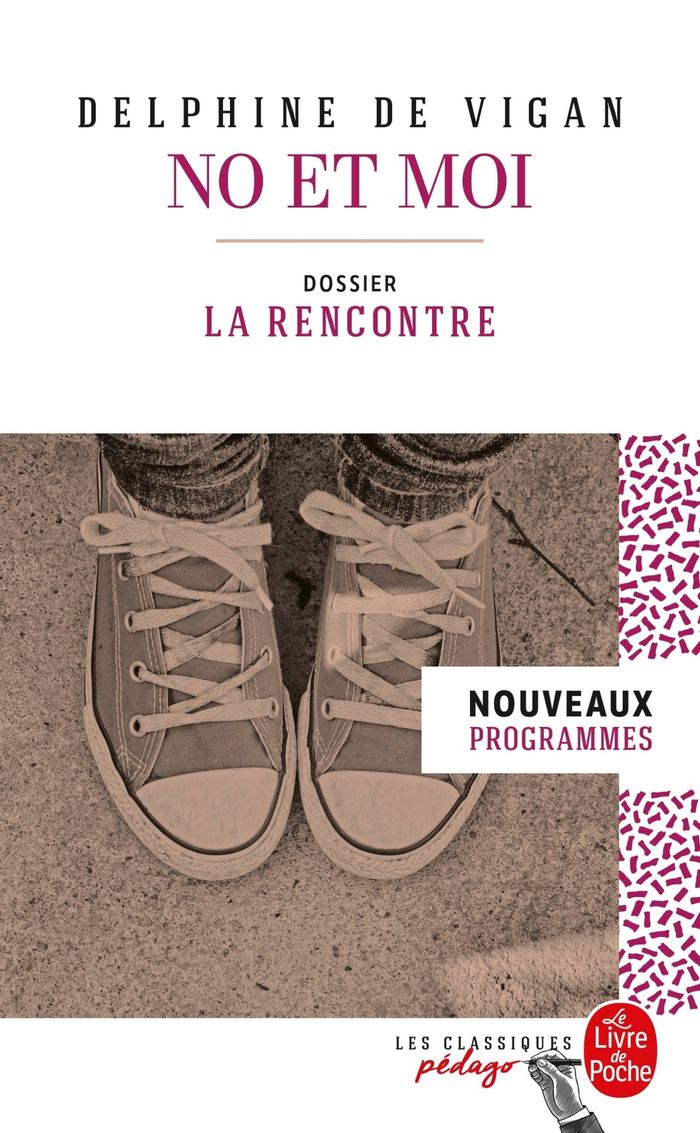 Couverture du livre « No et moi : roman » de Delphine de Vigan, librairie Les Contes Infusés à Corte
