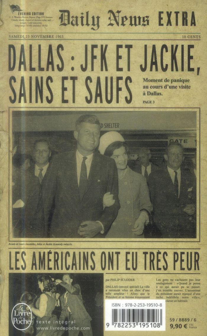 Quatrième de couverture de « 22/11/63 »