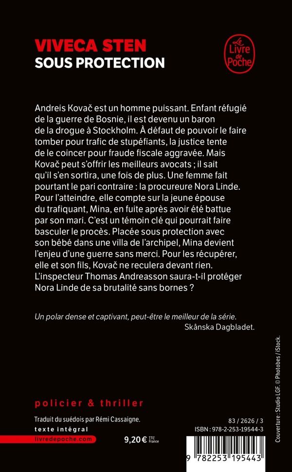 Quatrième de couverture de « Sous protection »