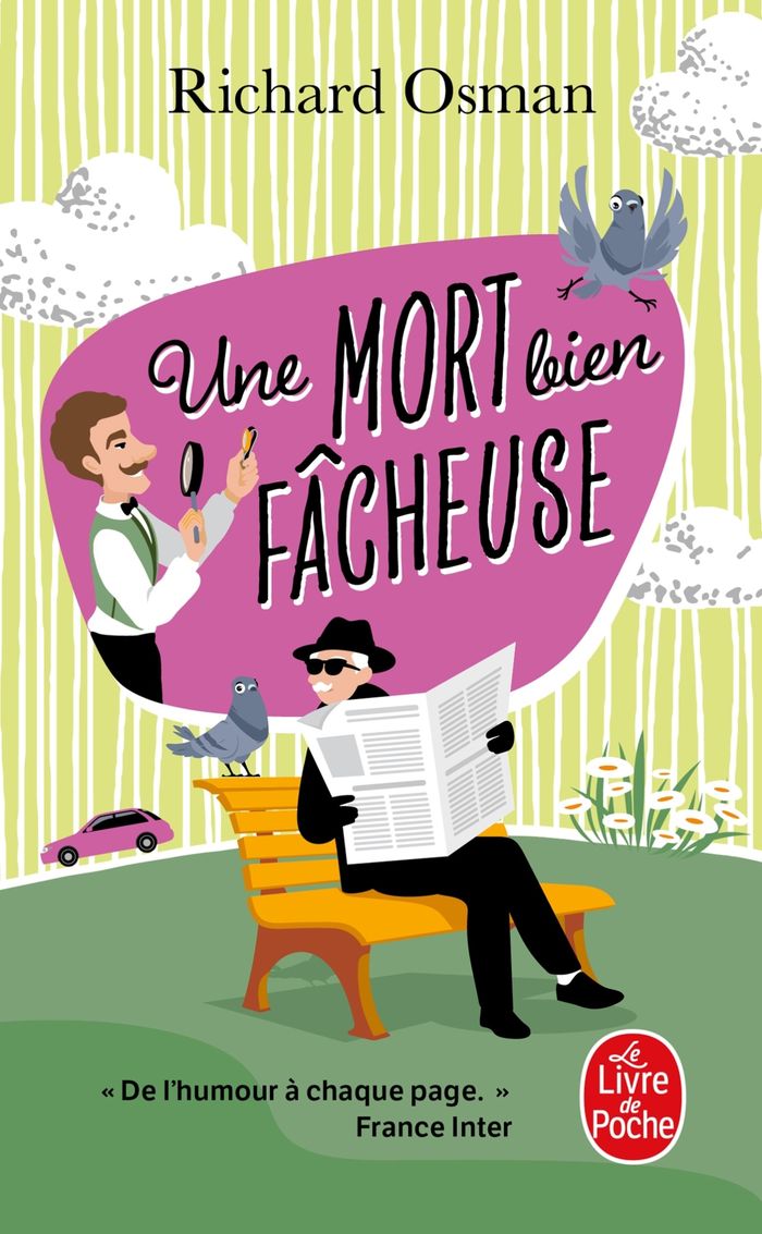 Couverture du livre « Une mort bien fâcheuse » de Richard Osman, librairie Les Contes Infusés à Corte