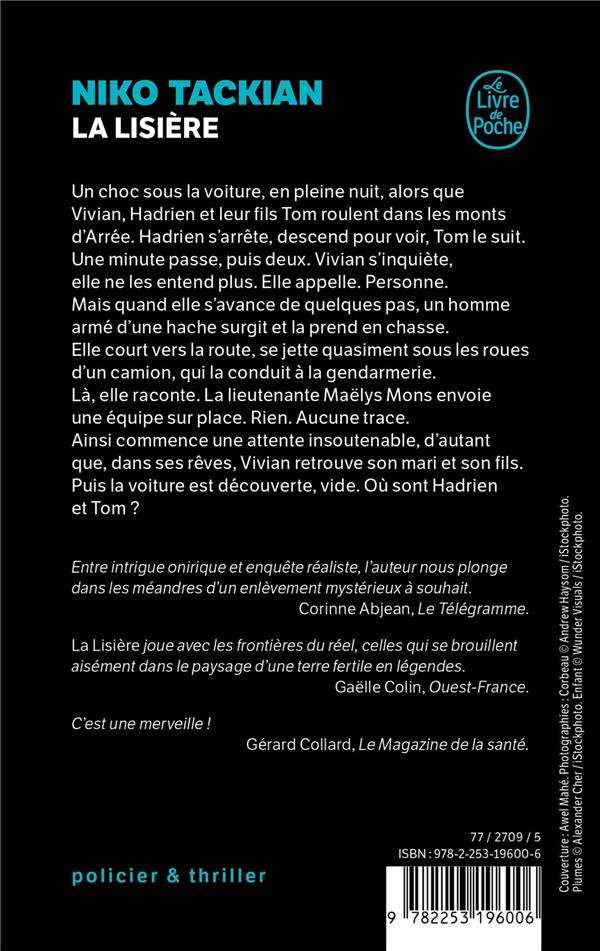 Quatrième de couverture de « LA LISIERE »