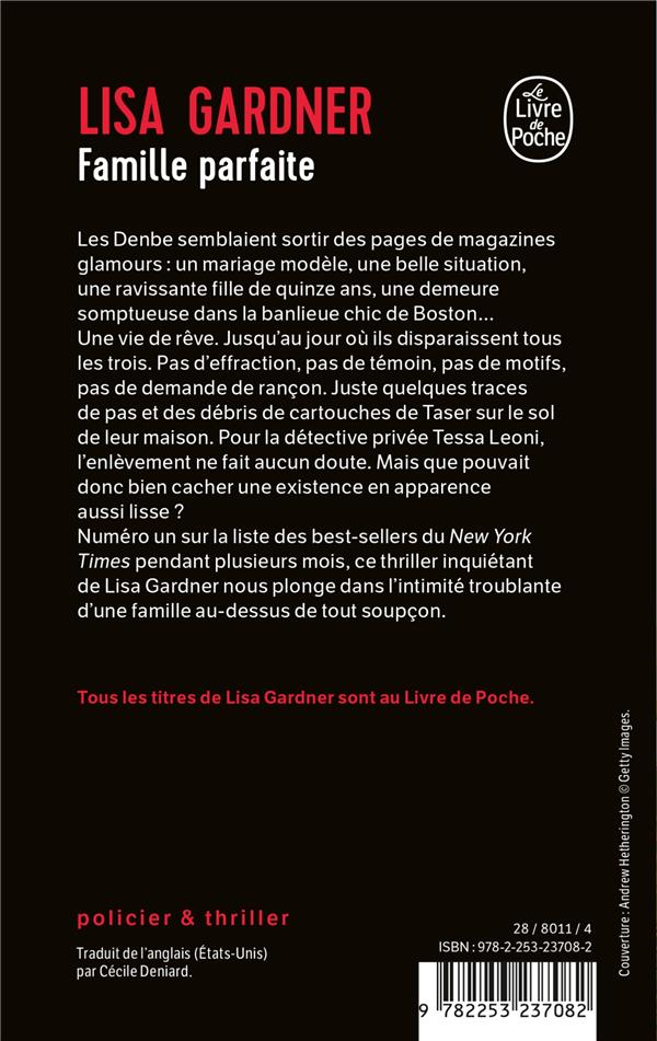 Quatrième de couverture de « Famille parfaite »