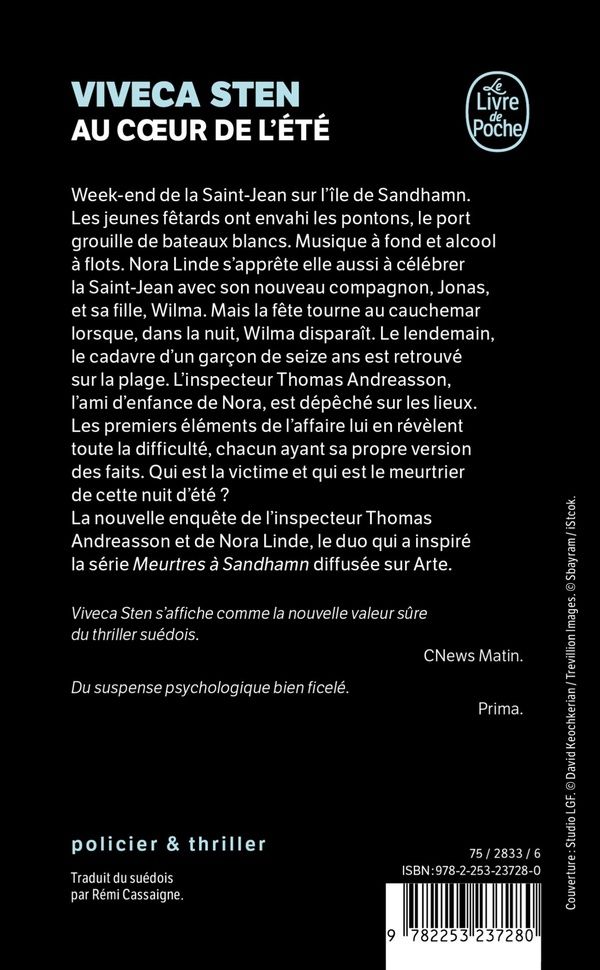 Quatrième de couverture de « Au coeur de l'été : roman »