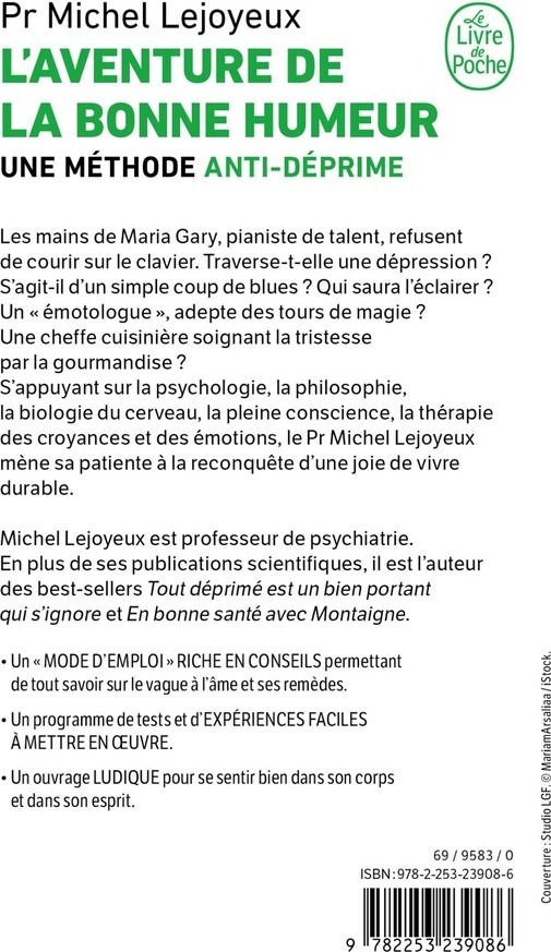 Quatrième de couverture de « L'aventure de la bonne humeur : une méthode anti-déprime »