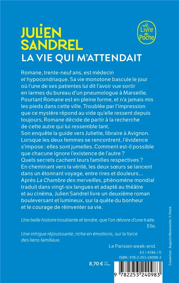 Quatrième de couverture de « La vie qui m'attendait : roman »