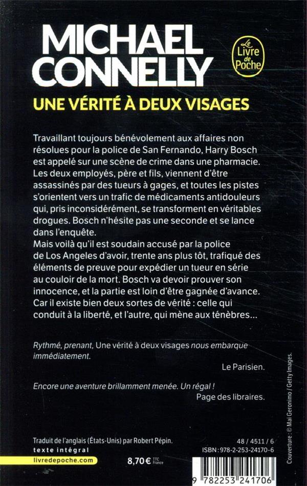 Quatrième de couverture de « Une vérité à deux visages : roman »