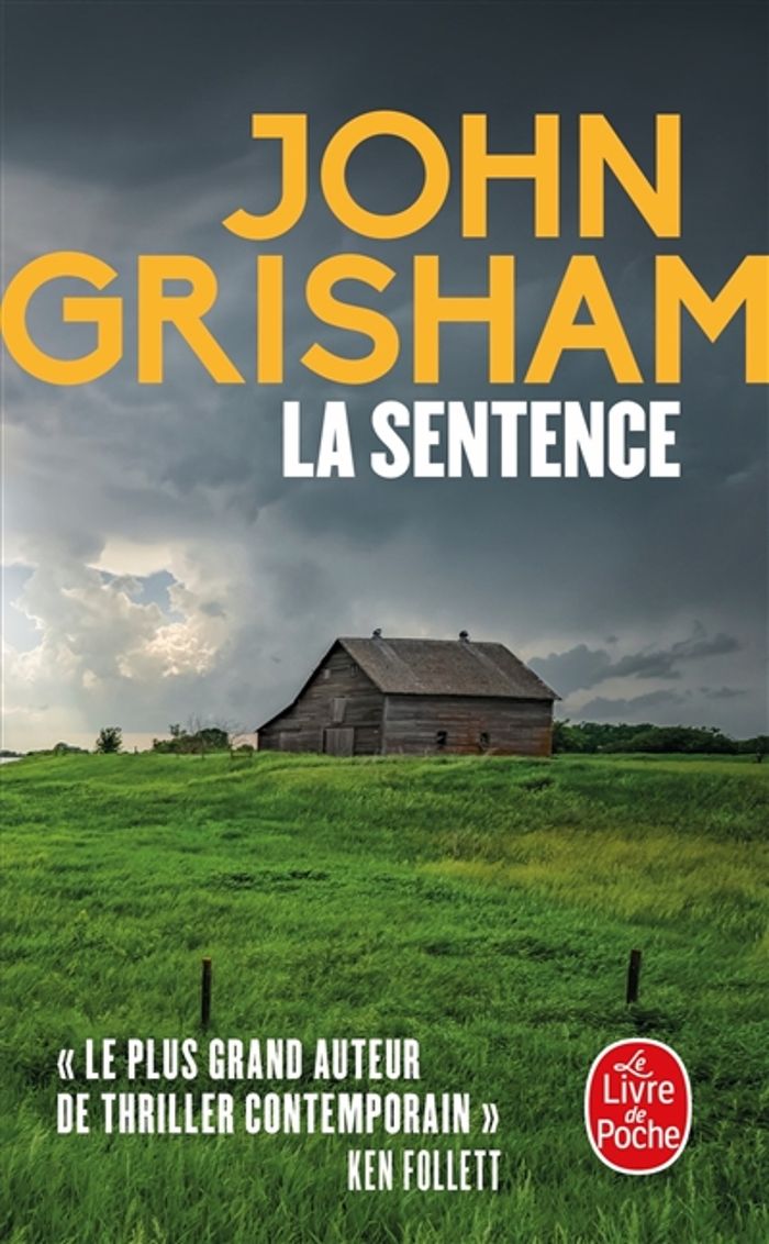 Couverture du livre « La sentence » de John Grisham, librairie Les Contes Infusés à Corte