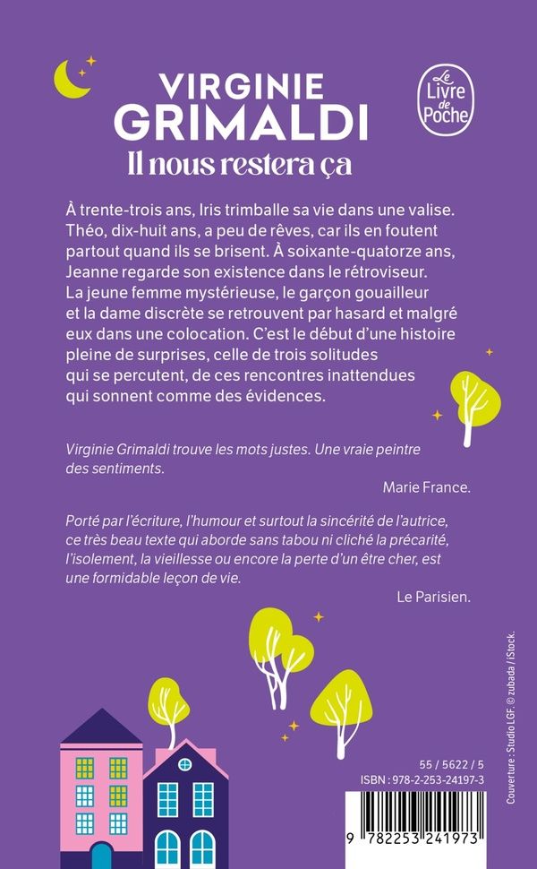 Quatrième de couverture de « IL NOUS RESTERA CA »