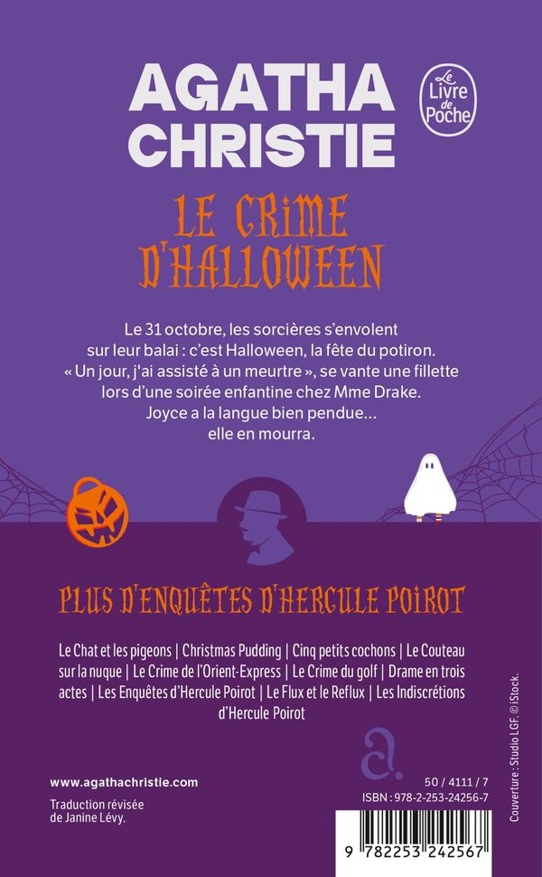 Quatrième de couverture de « LE CRIME D'HALLOWEEN (NOUVELLE TRADUCTION REVISEE) »