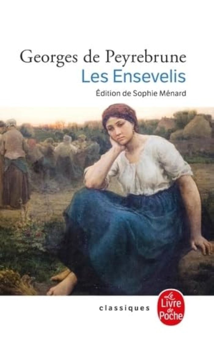 Couverture du livre « Les ensevelis » de Georges de Peyrebrune, librairie Les Contes Infusés à Corte