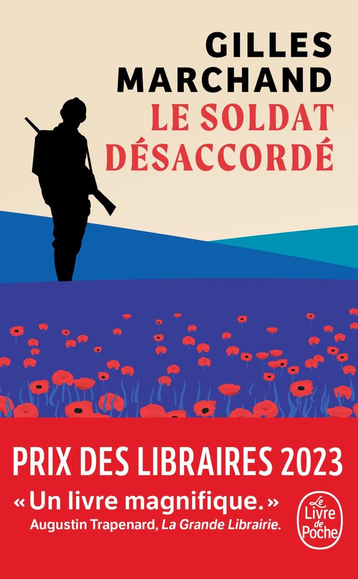 Couverture du livre « Le soldat désaccordé » de Gilles Marchand, librairie Les Contes Infusés à Corte