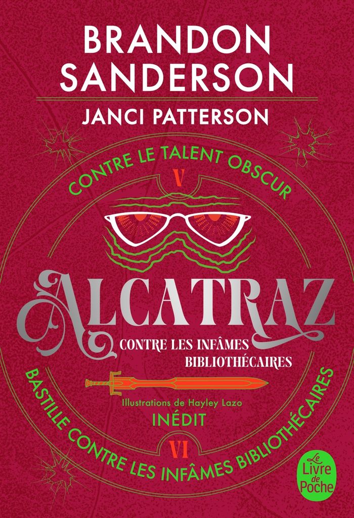 Couverture du livre « Alcatraz contre le talent obscur » de Brandon Sanderson, librairie Les Contes Infusés à Corte
