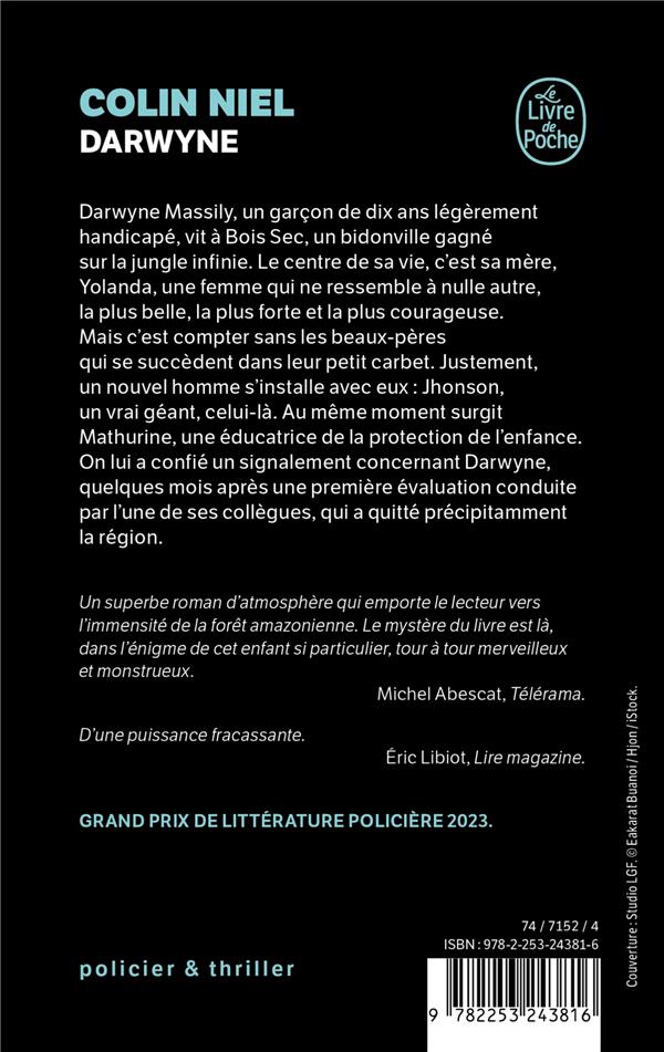 Quatrième de couverture de « DARWYNE »
