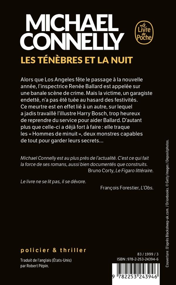 Quatrième de couverture de « Les ténèbres et la nuit »