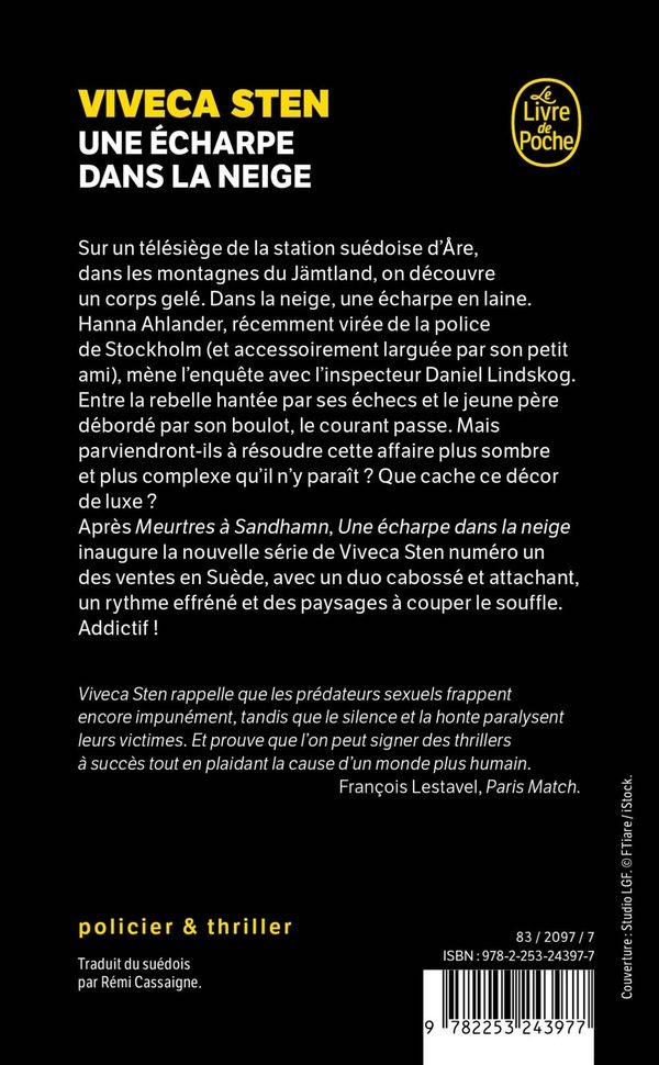 Quatrième de couverture de « Une écharpe dans la neige »