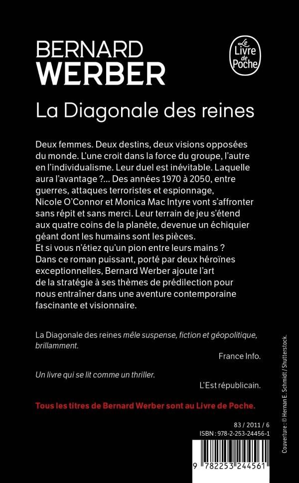 Quatrième de couverture de « LA DIAGONALE DES REINES »