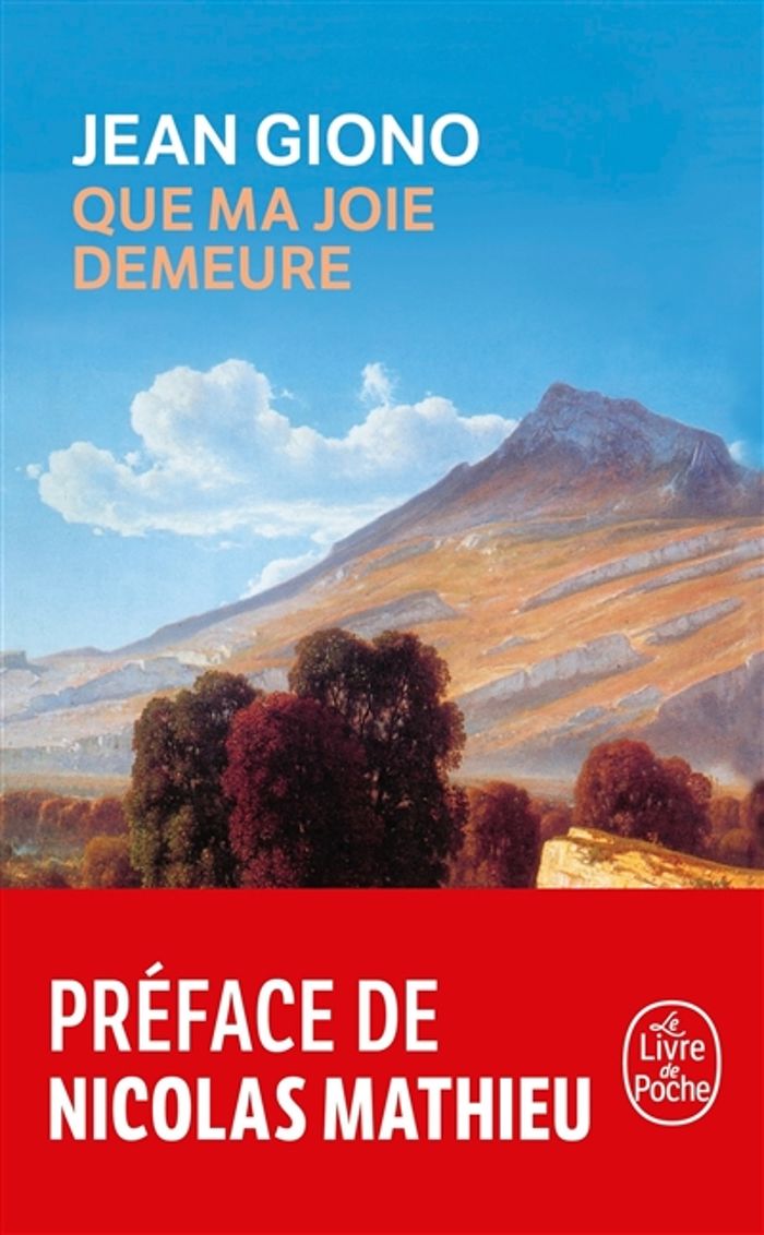 Couverture du livre « Que ma joie demeure : roman », librairie Les Contes Infusés à Corte