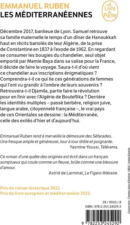 Quatrième de couverture de « LES MEDITERRANEENNES »