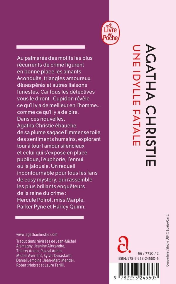 Quatrième de couverture de « UNE IDYLLE FATALE »