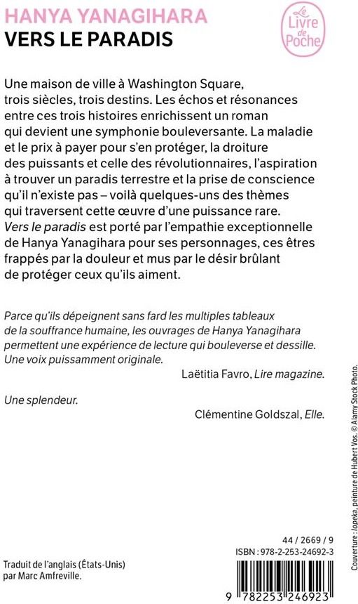 Quatrième de couverture de « VERS LE PARADIS »