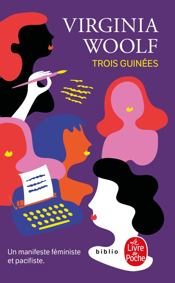 Couverture du livre « Trois guinées » de Virginia Woolf, librairie Les Contes Infusés à Corte