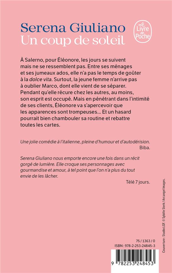 Quatrième de couverture de « Un coup de soleil : roman »