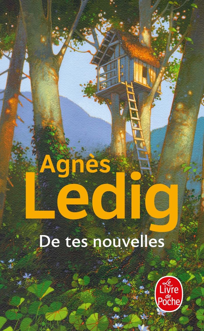 Couverture du livre « De tes nouvelles : roman » de Agnès Ledig, librairie Les Contes Infusés à Corte
